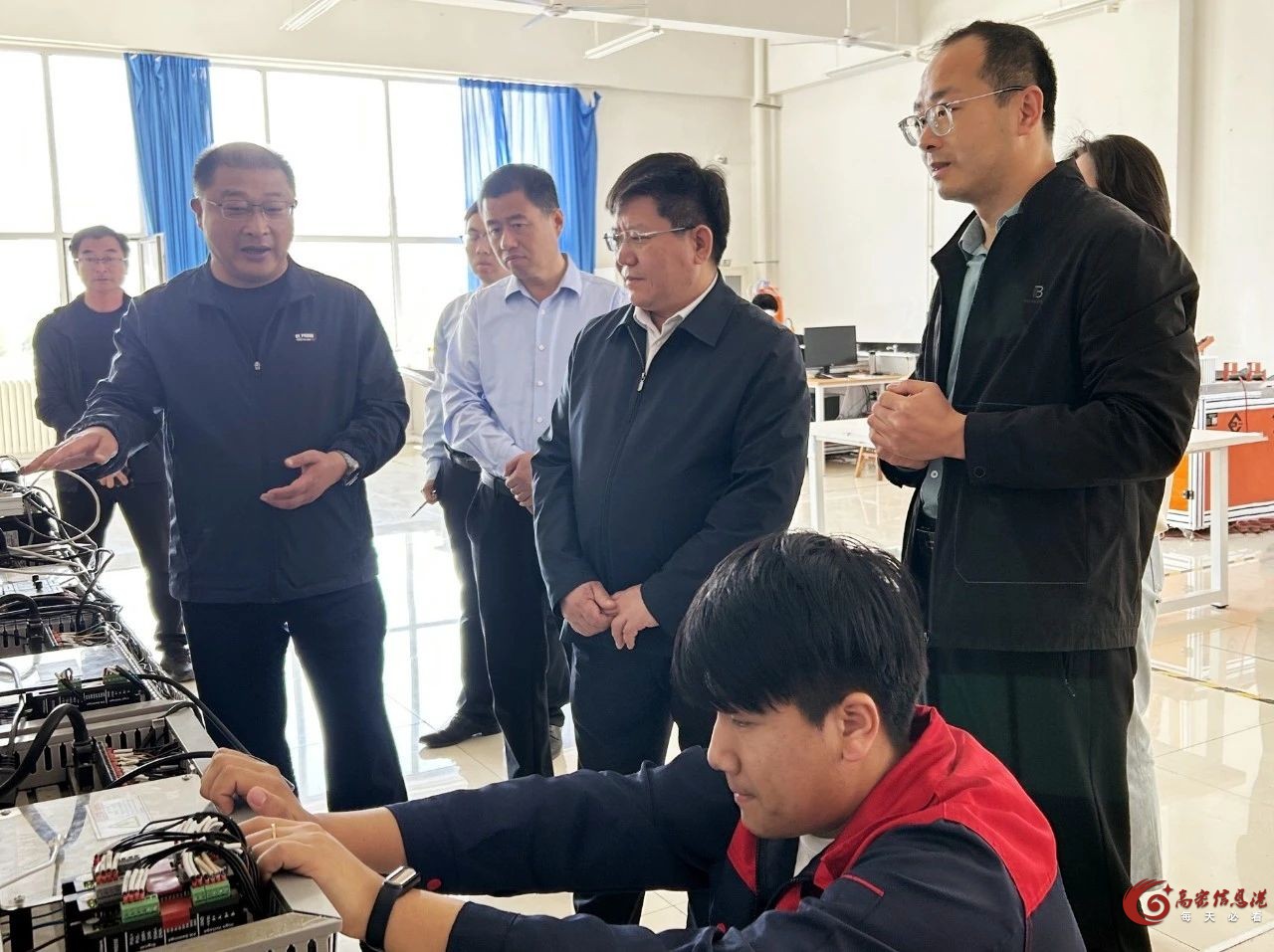 高密市委书记董广明到市职教集团调研